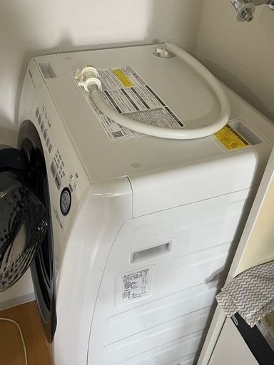 SHARP ドラム式洗濯乾燥機 シャープ　JET ES-S7D-WL 50/60