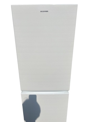 【アイリスオーヤマ】2ドア 冷凍冷蔵庫 156L AF156-WE 2019年 耐熱トップテーブル LED庫内灯 ボトムフリーザー