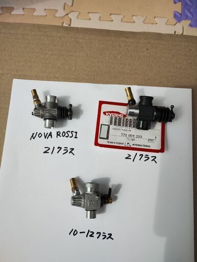 キャブレター　日・伊競演　３社の未使用品