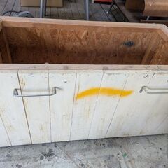 キャスター　取っ手付き　大型物入れ　