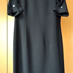 美品 ジャケットと半袖ワンビ 11BR buckingham レディースブラックフォーマル 礼服・喪服 中古の画像