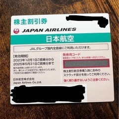 JAL 株主割引券