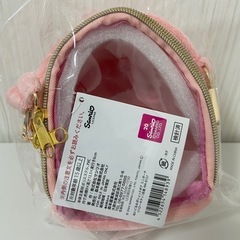 キティ　ぬいぐるみポシェットボア　ミニポーチ　新品未使用の画像