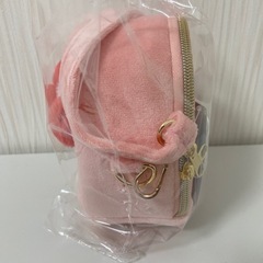 キティ　ぬいぐるみポシェットボア　ミニポーチ　新品未使用の画像