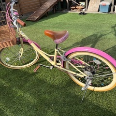 ６段変速 22インチ 子供用 自転車 女の子の画像