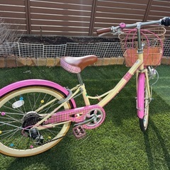 ６段変速 22インチ 子供用 自転車 女の子の画像