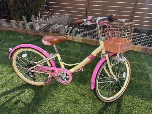 【糸島市で手渡限定】自転車　ガールズ　22インチ 福岡市or糸島市で手渡限定】自転車 ガールズ 22インチ