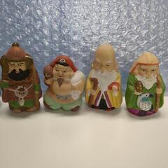 さらに値下　七福神陶器人形の画像