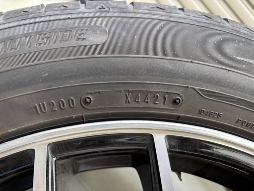 値下げ　中古　夏タイヤ＆ホイールセット　225/55R18