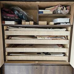 着物タンス　昭和レトロ　上下　分離可能の画像