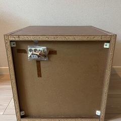 木製キューブボックス 収納 マガジンラックの画像