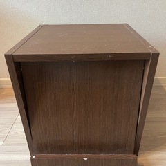 木製キューブボックス 収納 マガジンラックの画像