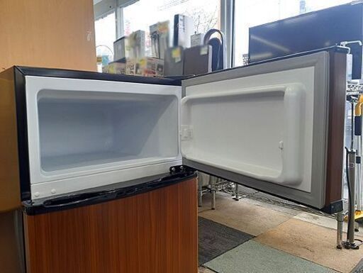 札幌【2ドア冷蔵庫 2019年製 90L 木目調】RM-90L02DW 直冷式 A-Stage 単身者 一人暮らし 冰箱 냉장고 tủ lạnh 100Lクラス以下 百Lクラス以下 北20条店