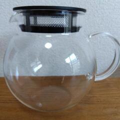 ハリオ　ジャンピングリーフポット　ブラック　600ml JPL-60-Bの画像