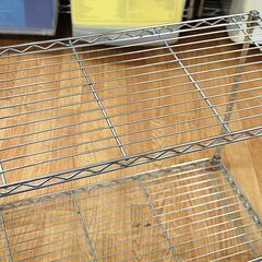 メタルラック 2段 幅59×奥行29×高さ45cm スチールラック 多目的収納 札幌市 清田区 平岡の画像