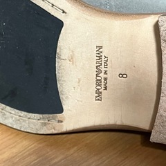 アルマーニ　靴　スウェードの画像