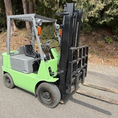 三菱　ヒンジ付きフォークリフト　1.4トン　実働車　