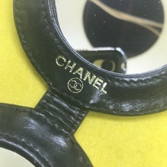 激レア 正規品 シャネル CoCoラウンド2面ミラー ブラックエナメルの画像