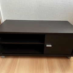 テレビ台　スライド扉付