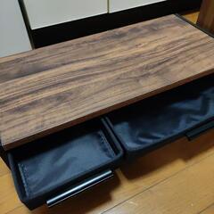 デスク用引き出し 小物入れ 収納 ブラウン ブラックの画像