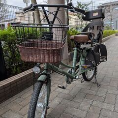 子供乗せ自転車の画像