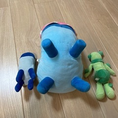 ぬいぐるみ　コッシーとサボさん　大きいコッシーオフロスキーの帽子の画像