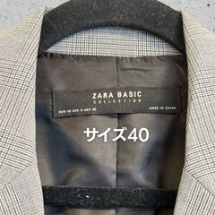 美品！ZARA♡グレンチェックジャケット♡営業の画像