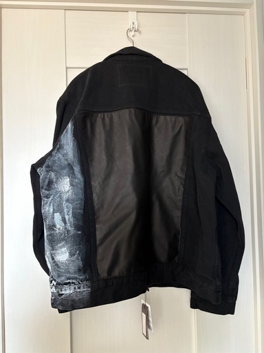 m.u.l.日本製本革リメイクデニムジャケットエムユーエル
