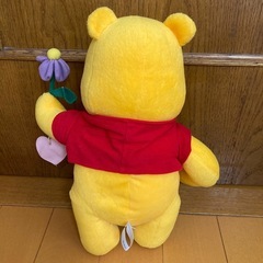 Disney ★ くまのプーさん BIG ぬいぐるみ 2002 レトロ　希少の画像