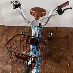 幼児向け補助輪自転車16インチの画像