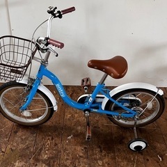 幼児向け補助輪自転車16インチ
