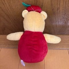 Disney ★ くまのプーさん　りんごver. ぬいぐるみ　希少の画像