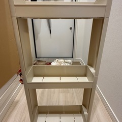 移動できる
収納ラックの画像