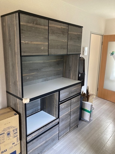 大川家具工房　食器棚　ほぼ新品