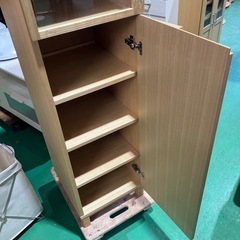 【無印良品/MUJI】収納棚　キャビネット　キッチン収納　カップボード　食器棚　ブランド家具の画像