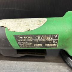 【値下げ特価品】【中古】HIKOKI　ディスクグラインダ　G10BYEQ　本体のみ【ハンズクラフト熊本けやき通り店】の画像