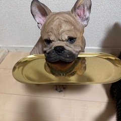 犬の置き物の画像