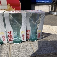 マクドナルド　コカコーラ　コラボ　グラスセットの画像