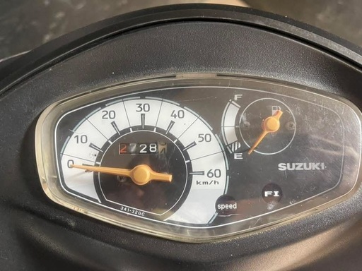 ★支払い総額4.2万円★定休日無し！現車確認可能♪スズキ アドレスv50 CA44A 社外マフラー！ 4スト、インジェクション！ 集中キー！