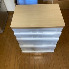 天板付き　衣装ケース　