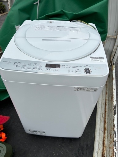 シャープ　洗濯機　ES-GE7E 2021年製　中古品