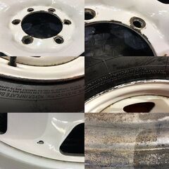タイヤ新品 バランス済【YOKOHAMA G075 215/80R16】【トヨタ 70ランクル ナロー 純正ホイール 16インチ 6J6HPCD139.7】希少　(VTP136)の画像
