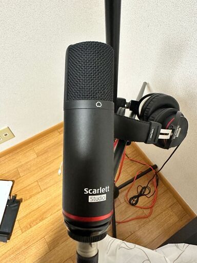 その他 Microphone+Audio interface+Stand+Pop filter