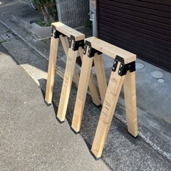 ソーホース 2×4材取り外し可能作業台【大人気】の画像