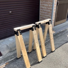 ソーホース 2×4材取り外し可能作業台【大人気】の画像