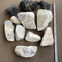 オブジェ　庭石用　大理石他　11個の画像