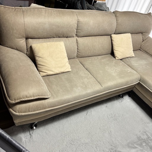 大川家具カウチソファ