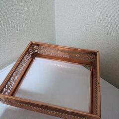 新品未使用　おでん銅鍋みやび 両手鍋 蓋付き 仕切り付き　約23×26㎝の画像