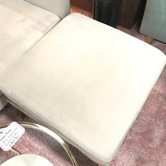 Franc franc 2人掛けソファーオットマン付き スプランの画像