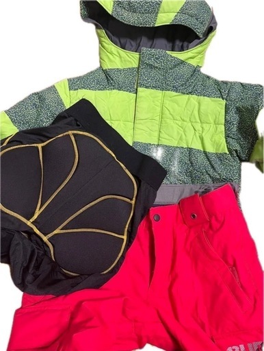 上下セットBurton バートン キッズ M129-135 スノーボードジャケット パンツ136-147パッドスパッツ